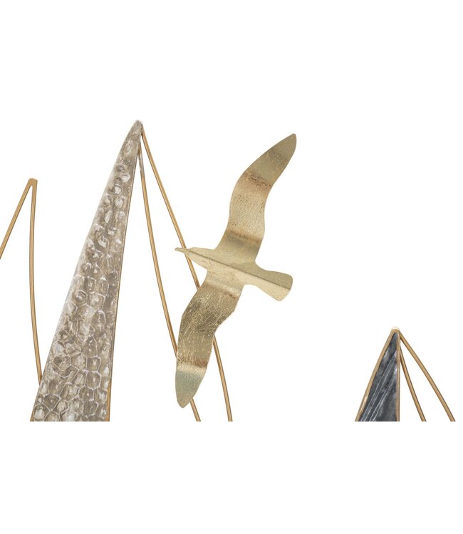 Mauro Ferretti IJZEREN WANDPANEEL BOOTLAMP CM 123,8X5,1X69,9