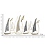 Mauro Ferretti IJZEREN WANDPANEEL BOOTLAMP CM 123,8X5,1X69,9