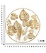 Mauro Ferretti WAND IJZEREN PANEEL JUNGLE ROND CM Ø 80X6,5