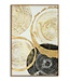 Mauro Ferretti GLAZEN WANDPANEEL MET FRAME<br />
HOUTACHTIG CM 60X3,5X90
