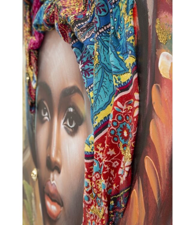 Mauro Ferretti SCHILDERIJ MET LIJST DEVA -B- CM 82X4,5X122