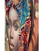 Mauro Ferretti SCHILDERIJ MET LIJST DEVA -B- CM 82X4,5X122
