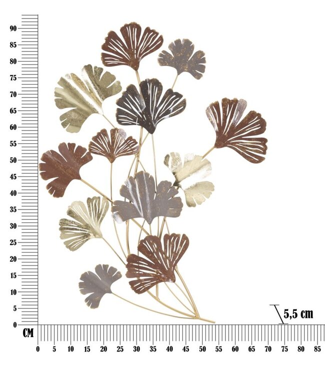 Mauro Ferretti MUUR IJZEREN PANEEL WINDY CM 69,5X5,5X92
