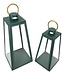 Mauro Ferretti LANTAARN GRENT SET 2 STUKS CM Ø 25X25X57-20X20X45