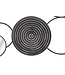 Mauro Ferretti IJZEREN WANDPANEEL TRIBY CM <br />
106,5X4,5X52