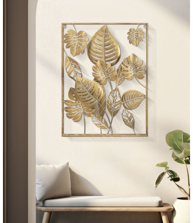 Mauro Ferretti MUUR IJZEREN PANEEL JUNGLE RET. 60X80X6.5