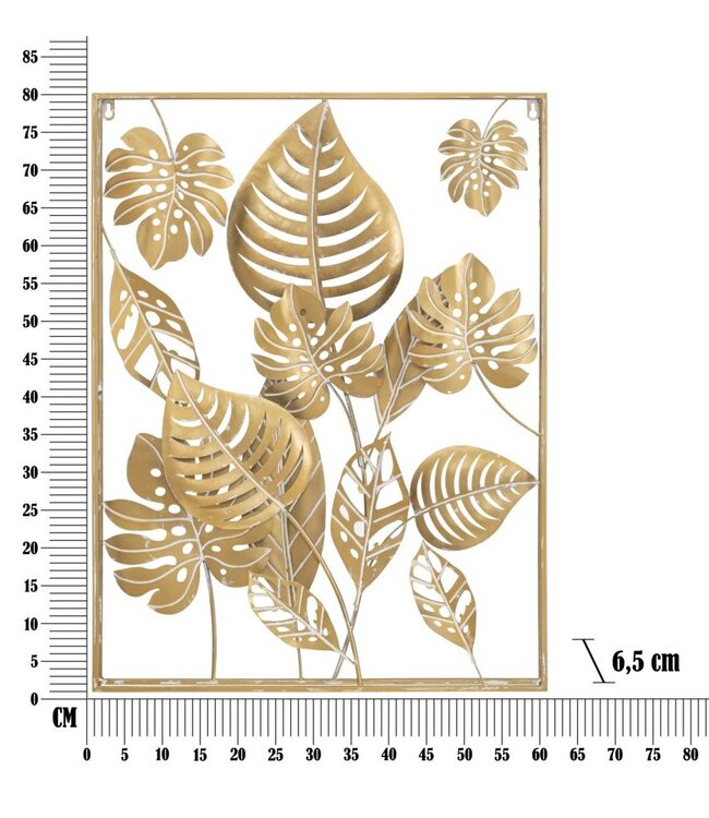 Mauro Ferretti MUUR IJZEREN PANEEL JUNGLE RET. 60X80X6.5