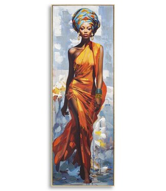 Mauro Ferretti SCHILDERIJ MET LIJST DAPHNE -B- CM 52X4,5X152