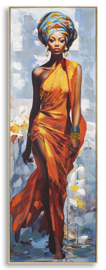 SCHILDERIJ MET LIJST DAPHNE -B- CM 52X4,5X152 afbeelding