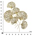 Mauro Ferretti WANDDECORATIE IRIS VERTICALE CM 78X5,5X101