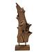 Mauro Ferretti AKAR SCULPTUUR TEAK CM 23X27X64