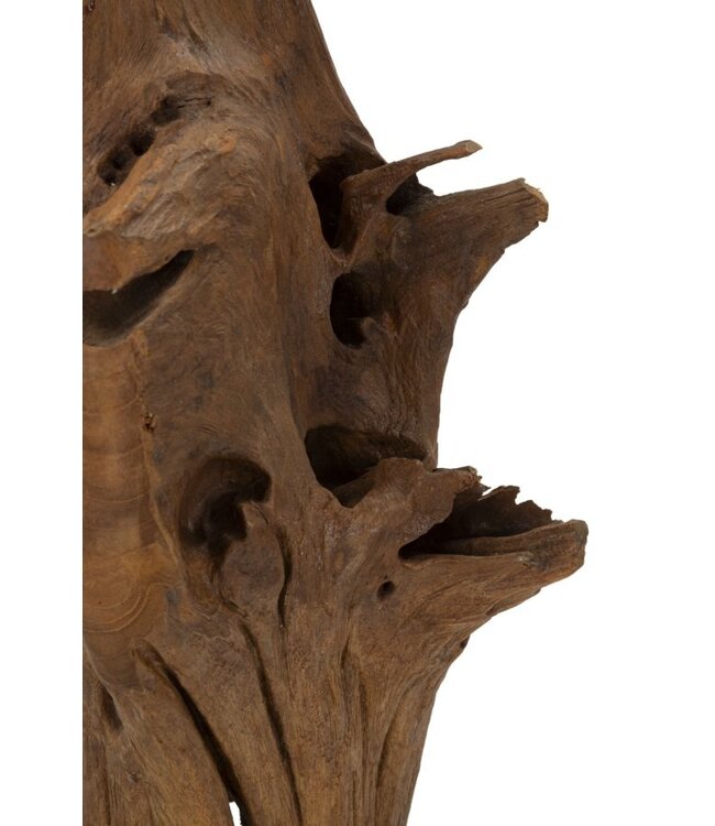 Mauro Ferretti AKAR SCULPTUUR TEAK CM 23X27X64