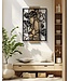 Mauro Ferretti WANDPANEEL LOTUS IJZER EN HOUT CM 60X2X90