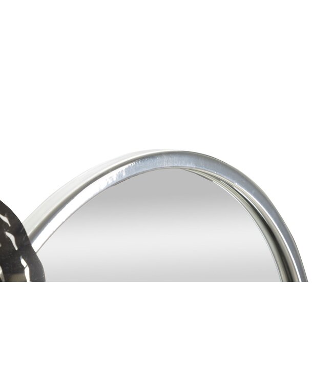 Mauro Ferretti MUUR IJZEREN PANEEL HOP MET SPIEGEL CM 106X3,8X48