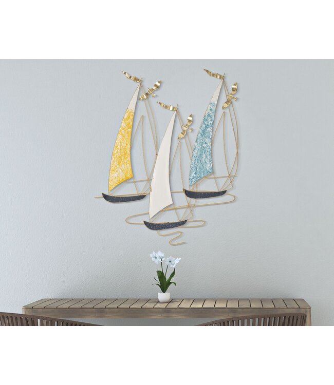 Mauro Ferretti IJZEREN WANDPANEEL VELA KLEUR CM 78,7X3,8X97,8