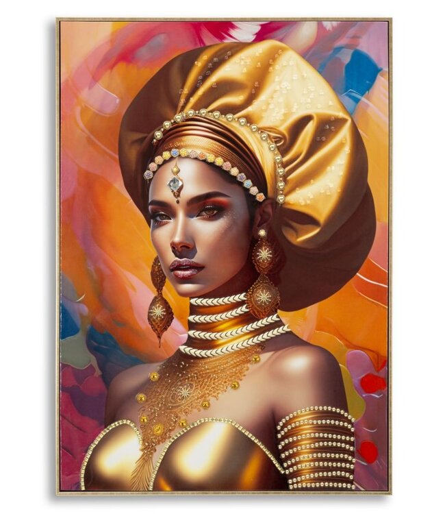 Mauro Ferretti SCHILDERIJ MET LIJST SAMIRA -B- CM 72X4,5X102