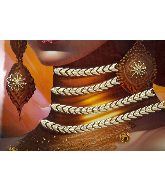 Mauro Ferretti SCHILDERIJ MET LIJST SAMIRA -B- CM 72X4,5X102