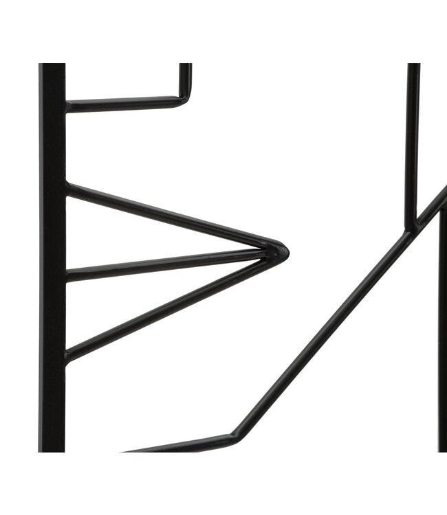 Mauro Ferretti IJZEREN WANDPANEEL TRIBAL EENVOUDIG SET 2ST CM 60X1X80