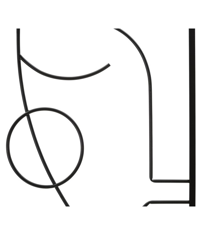 Mauro Ferretti IJZEREN WANDPANEEL TRIBAL EENVOUDIG SET 2ST CM 60X1X80