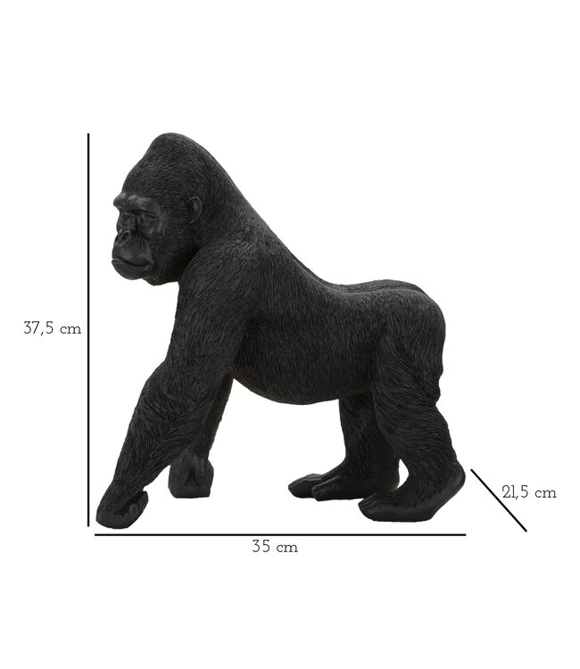 Mauro Ferretti ZWARTE GORILLA CM 35X21,5X37,5