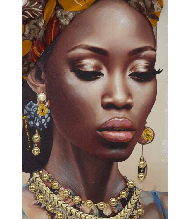 Mauro Ferretti SCHILDERIJ MET LIJST AYDA -A- CM 72X4,5X102