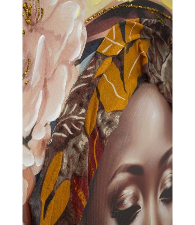 Mauro Ferretti SCHILDERIJ MET LIJST AYDA -A- CM 72X4,5X102