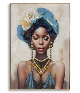 Mauro Ferretti SCHILDERIJ MET LIJST AYDA -B- CM 72X4,5X102
