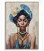Mauro Ferretti SCHILDERIJ MET LIJST AYDA -B- CM 72X4,5X102