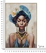 Mauro Ferretti SCHILDERIJ MET LIJST AYDA -B- CM 72X4,5X102