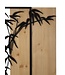 Mauro Ferretti WANDPANEEL BAMBOE IJZER EN HOUT CM 58X2X80