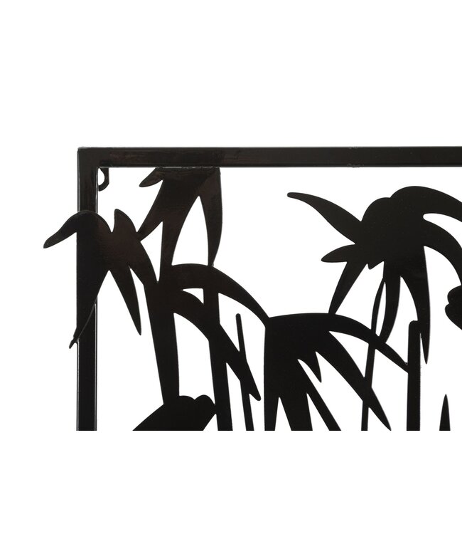 Mauro Ferretti WANDPANEEL BAMBOE IJZER EN HOUT CM 58X2X80