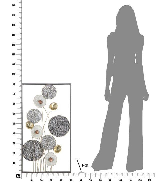 Mauro Ferretti IJZEREN PANEELROOSTER CM 50X6X90,5