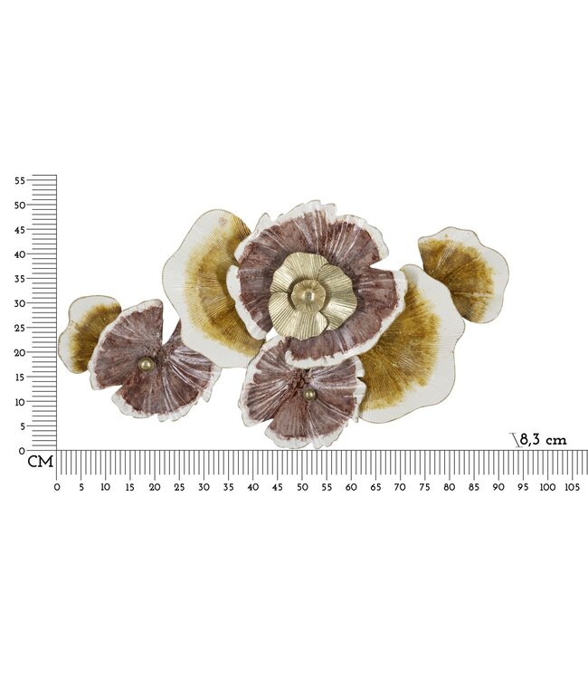 Mauro Ferretti IJZEREN WANDPANEEL CLOW CM 92,1X8,3X51,4