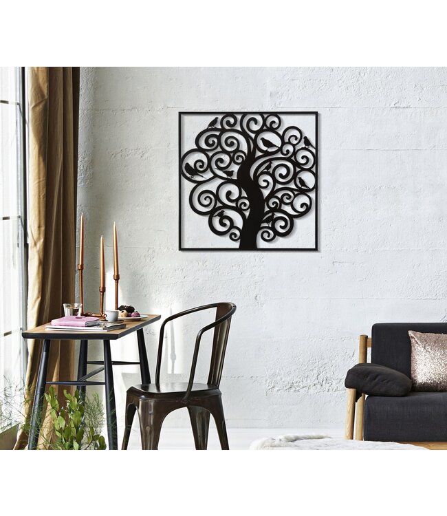 Mauro Ferretti IJZEREN WANDPANEEL DRIE CM 70X1X70