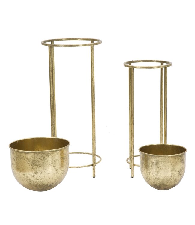 Mauro Ferretti BLOEMENHOUDER GLAM COPPIA CM Ø 27X62-21,5X52