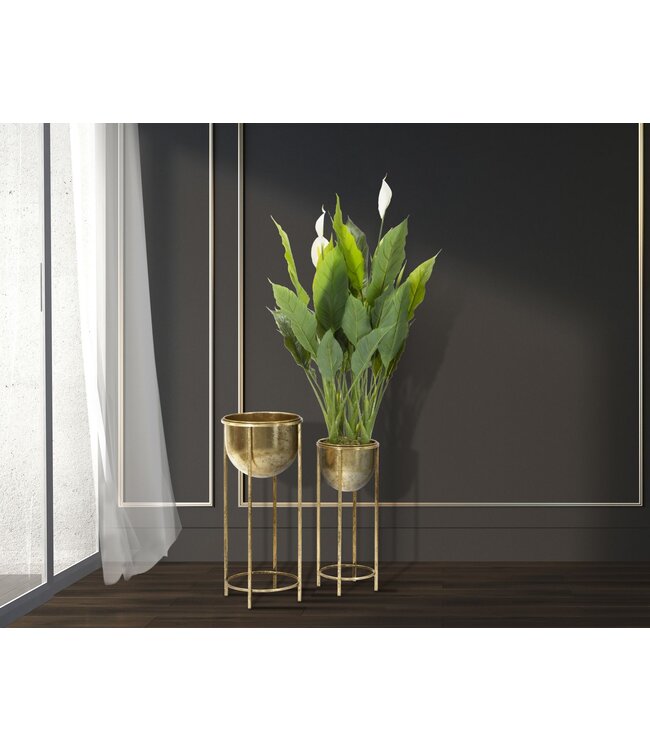 Mauro Ferretti BLOEMENHOUDER GLAM COPPIA CM Ø 27X62-21,5X52