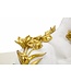 Mauro Ferretti LUIPAARD WIT/GOUD CM 53X21,5X24