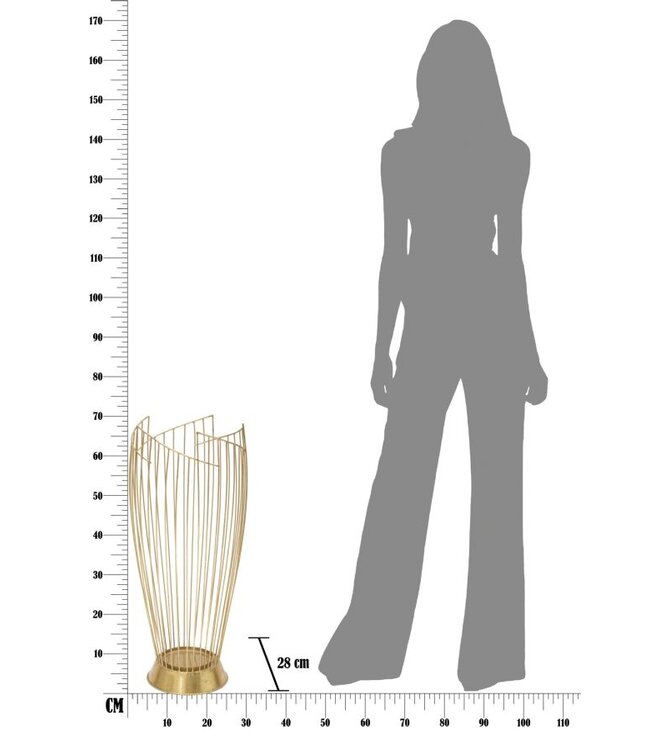 Mauro Ferretti PARAPLUHOUDER FASHION GOUD CM Ø 28X69