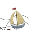 Mauro Ferretti WANDDECORATIE ZEE CM 114,5X3,5X62,50