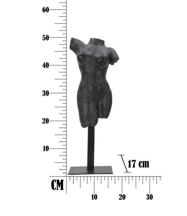 Mauro Ferretti BEELDHOUWER MUSEUM VROUW CM 19X17X50