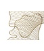 Mauro Ferretti IJZEREN PANEEL GLAM LEAF CM 79X5X68