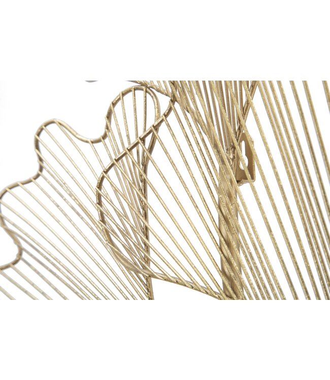 Mauro Ferretti IJZEREN PANEEL GLAM LEAF CM 79X5X68