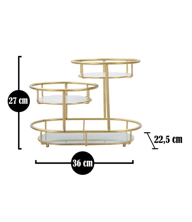 Mauro Ferretti LADE 3 NIVEAUS -B- CM 36X22,5X27