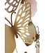 Mauro Ferretti VLINDERS WANDPANEEL GOUD/ROZE C CM 59,5X4X111,5