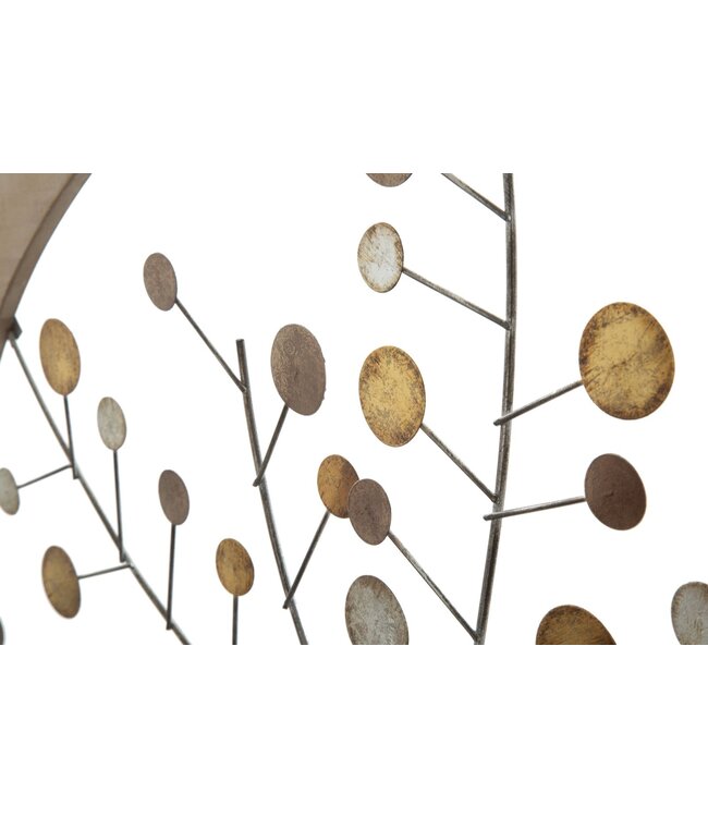 Mauro Ferretti WANDPANEEL LEVENSBOOM SPIEGEL NIEUW CM Ø 80X2