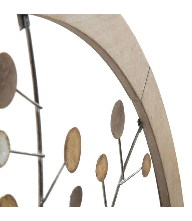 Mauro Ferretti WANDPANEEL LEVENSBOOM SPIEGEL NIEUW CM Ø 80X2