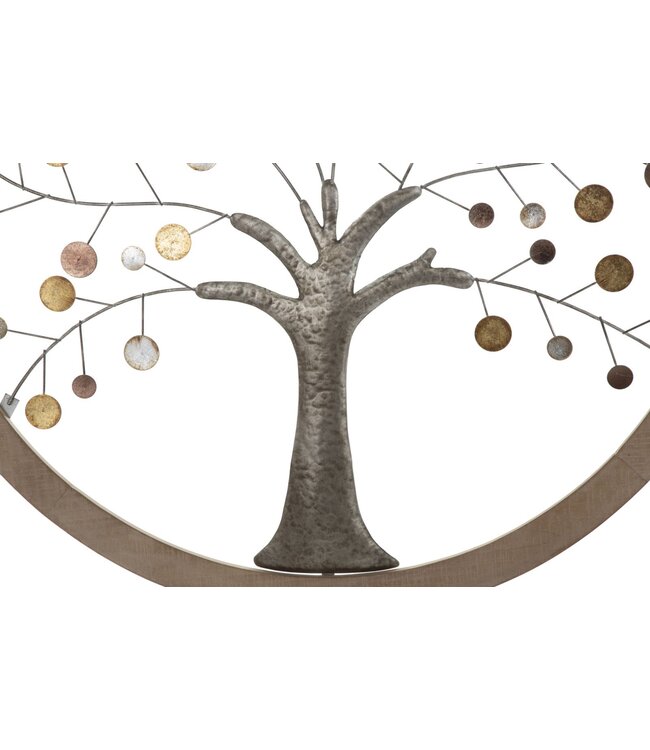Mauro Ferretti WANDPANEEL LEVENSBOOM SPIEGEL NIEUW CM Ø 80X2