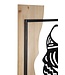 Mauro Ferretti WANDPANEEL TRIBAL IJZER EN HOUT CM 53X2X80