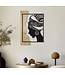 Mauro Ferretti WANDPANEEL TRIBAL IJZER EN HOUT CM 53X2X80