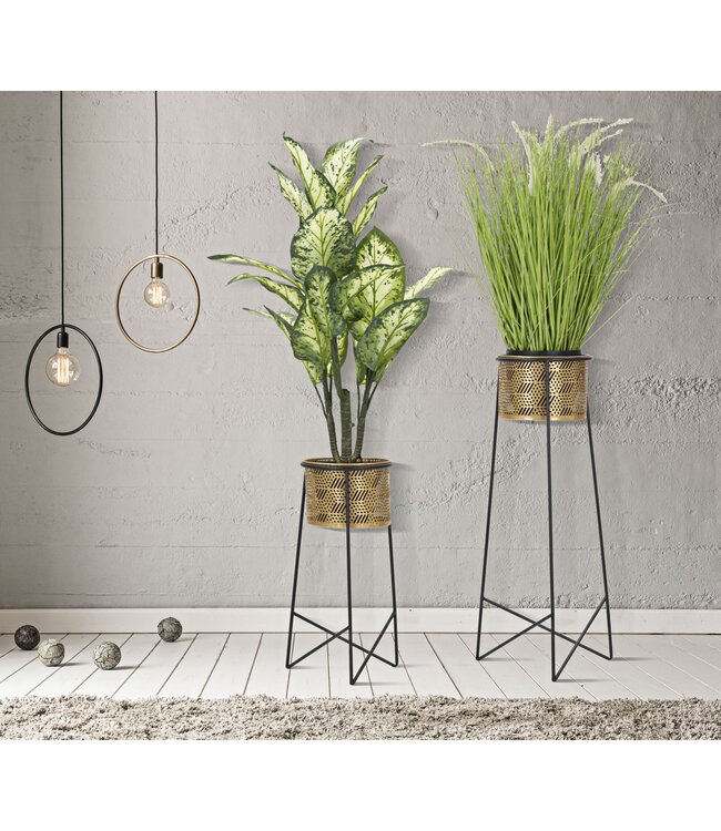 Mauro Ferretti BLOEMENHOUDER PAAR EXY CM Ø 37X76-27X51